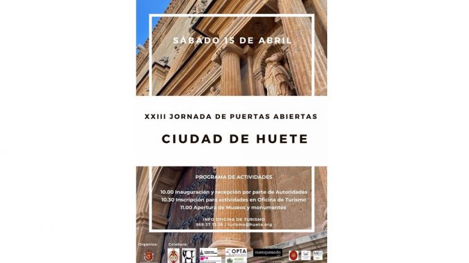 Cartel de la Jornada de Puertas Abiertas de Huete